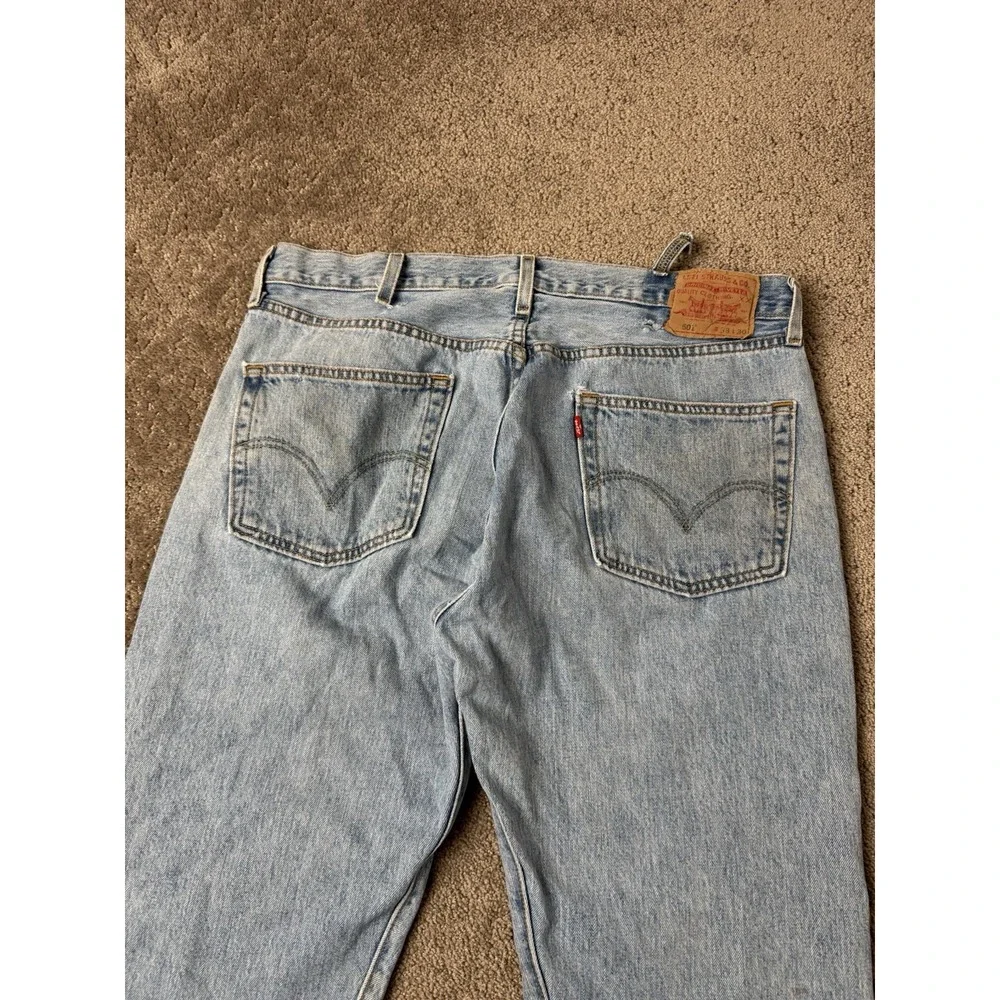 Vintage Mens Jeans 90s‎ Levi's 501 Made in USA Streetwear, Size W38 L30